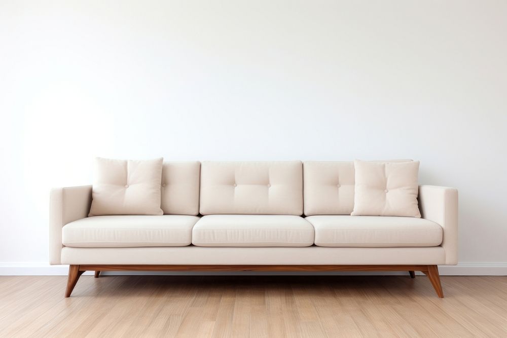 Cute sofa architecture furniture cushion. AI generated Image by rawpixel.