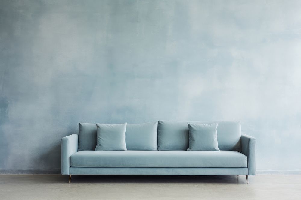 Modern sofa wall architecture furniture. AI generated Image by rawpixel.