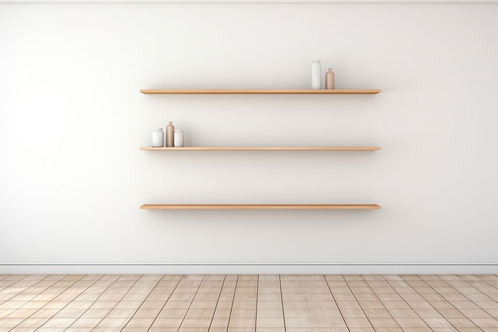 Shelving unit furniture shelving shelf. AI generated Image by rawpixel.