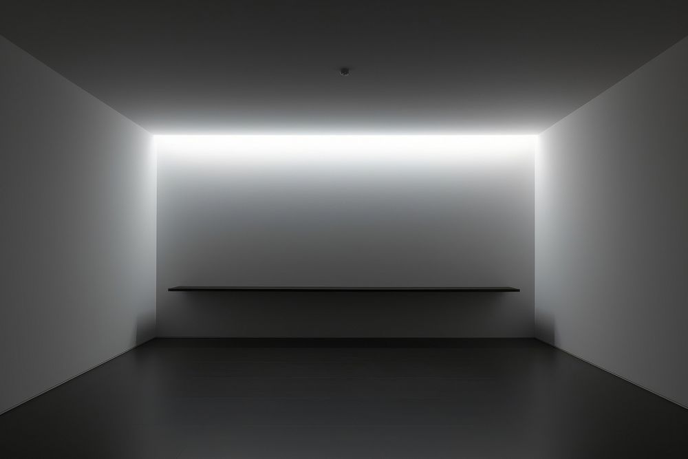 Black lighting architecture illuminated. AI generated Image by rawpixel.