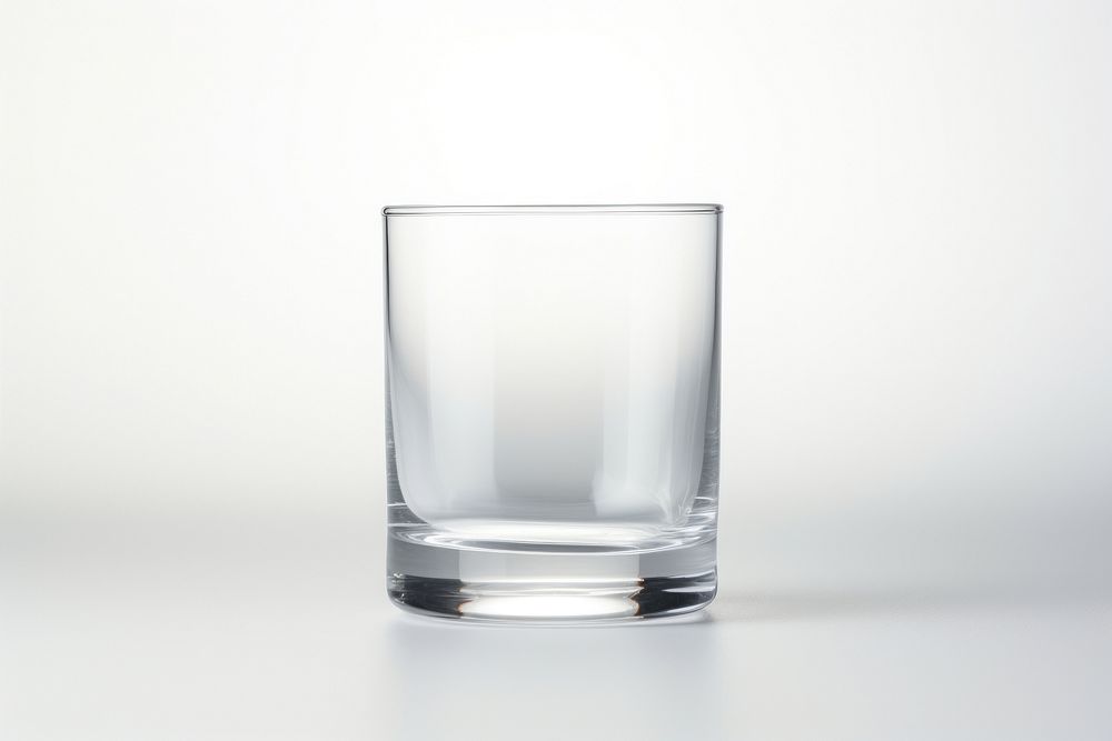 Empty glass white vase white background. AI generated Image by rawpixel.