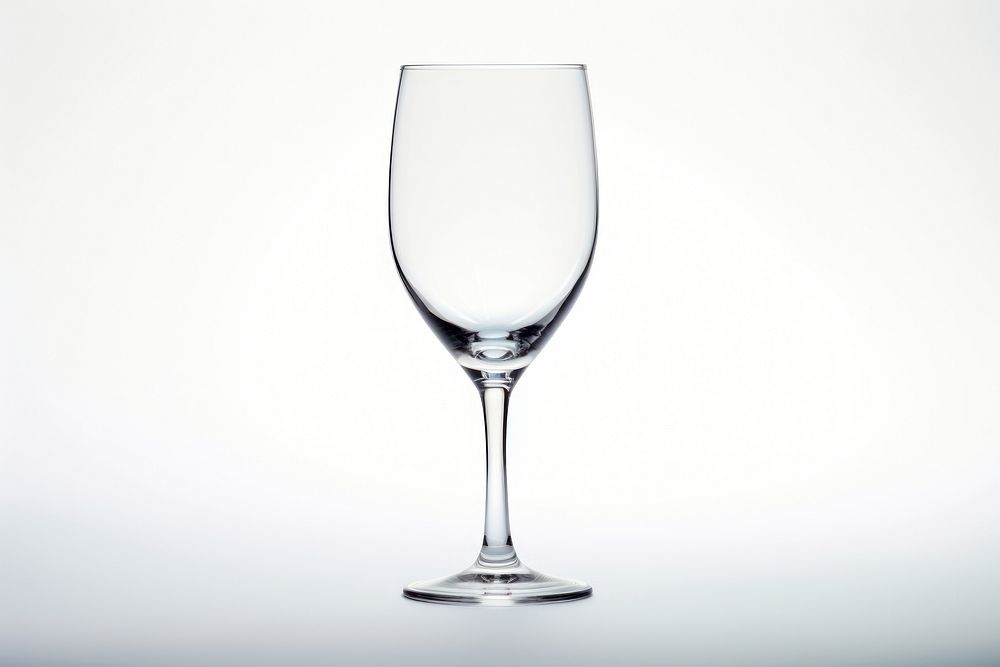 Empty glass drink white background refreshment. AI generated Image by rawpixel.