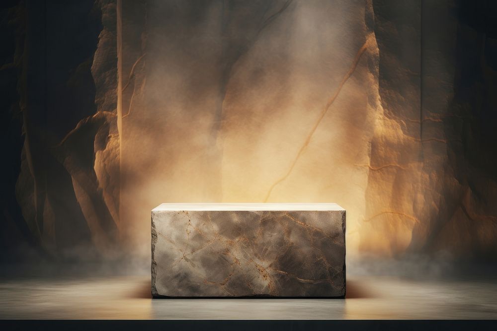 Stone furniture darkness textured. AI generated Image by rawpixel.