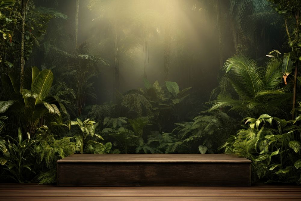 Tropical forrest outdoors nature forest. AI generated Image by rawpixel.