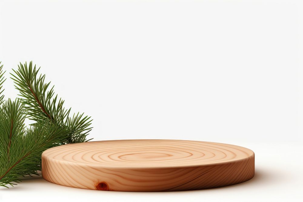 Circle disc platform podium tree wood plant. AI generated Image by rawpixel.