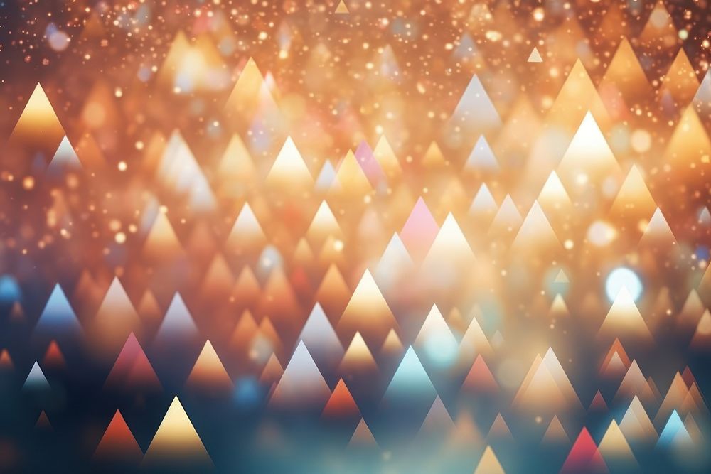 Triangle shape pattern bokeh effect background backgrounds outdoors glitter. AI generated Image by rawpixel.