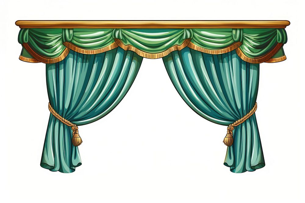 Theatre furniture curtain stage. AI generated Image by rawpixel.
