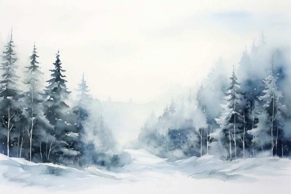 Aurora landscape winter backgrounds. AI generated Image by rawpixel.