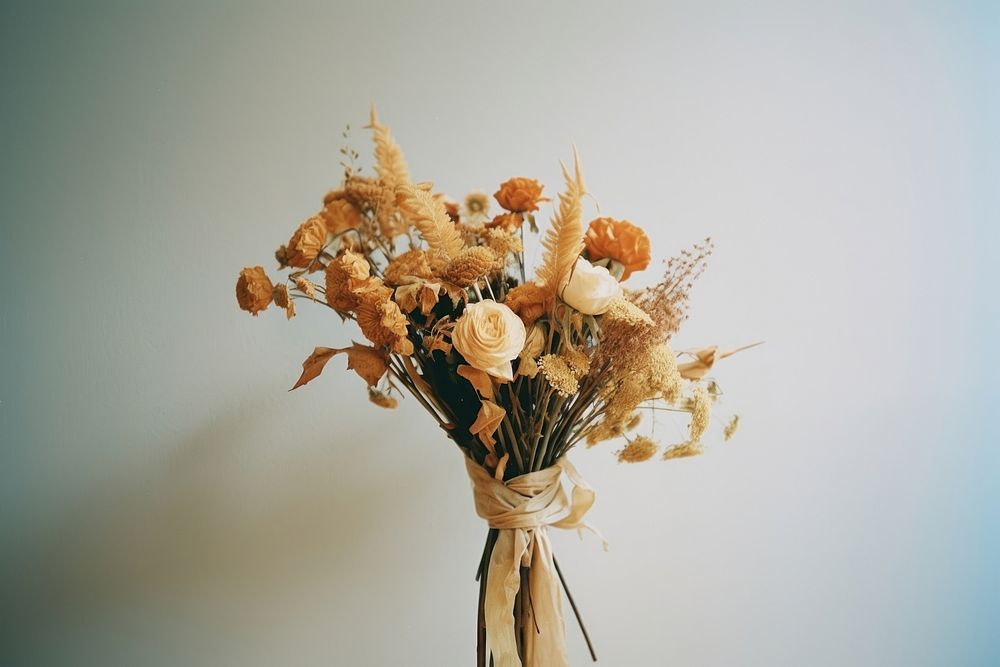 Dried flower bouquet plant celebration decoration. AI generated Image by rawpixel.
