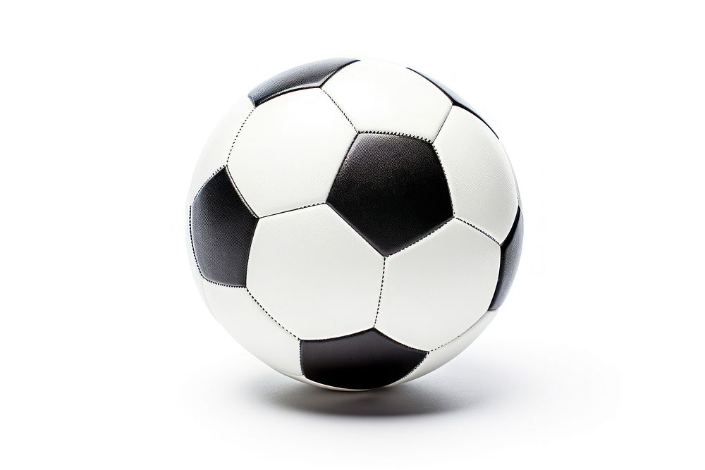Soccer ball football sports black. AI generated Image by rawpixel.