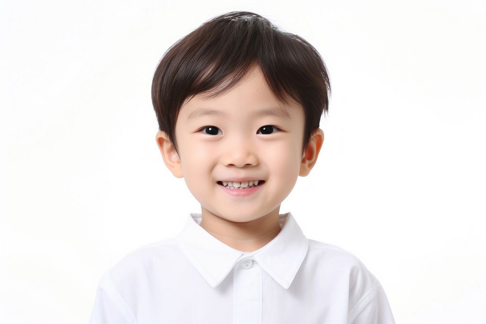 Boy kindergarten portrait smiling teeth. AI generated Image by rawpixel.