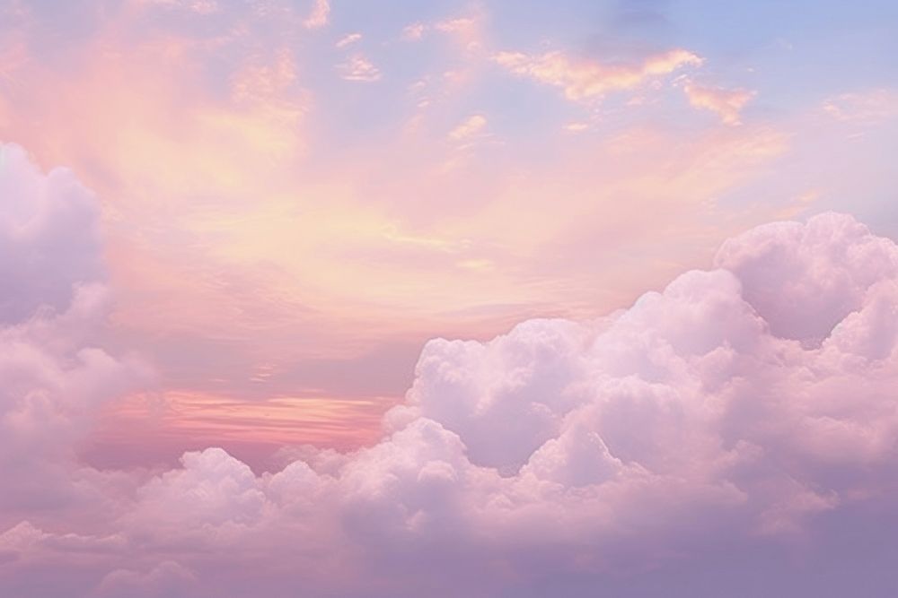 Aesthetic dreamy background cloud sky backgrounds. AI generated Image by rawpixel.