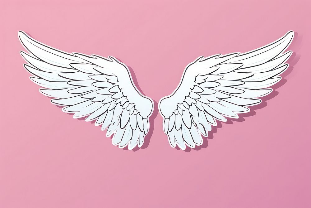 Angel wings creativity archangel pattern. AI generated Image by rawpixel.