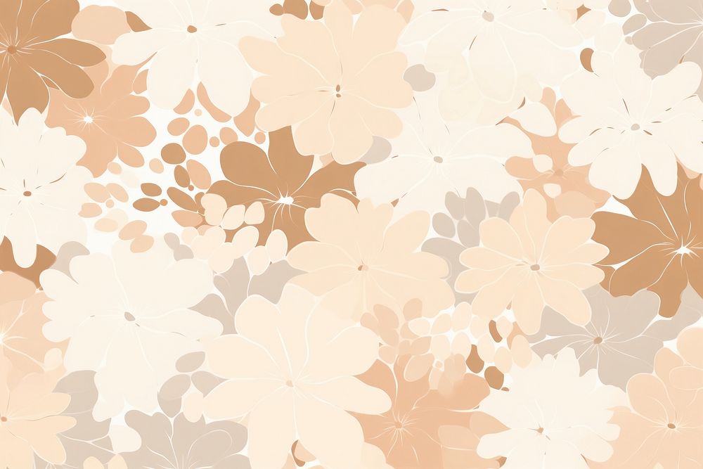 Abstract memphis flower illustration backgrounds wallpaper pattern. AI generated Image by rawpixel.