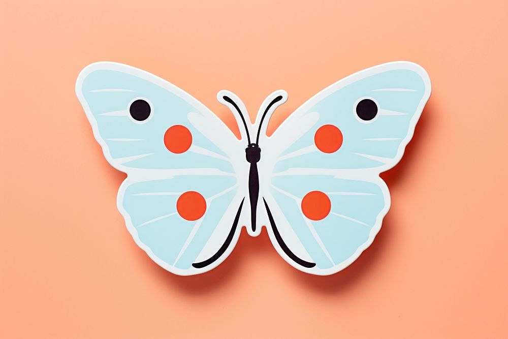 Butterfly insect animal magnification. AI generated Image by rawpixel.