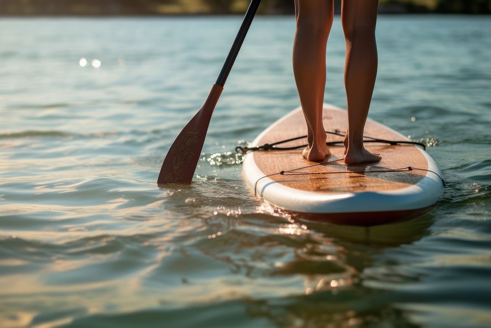 Paddle oars recreation outdoors. AI generated Image by rawpixel.