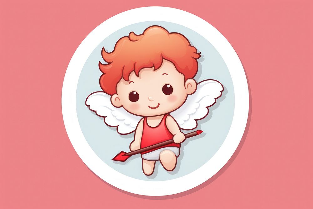 Cupid cute baby representation. AI generated Image by rawpixel.