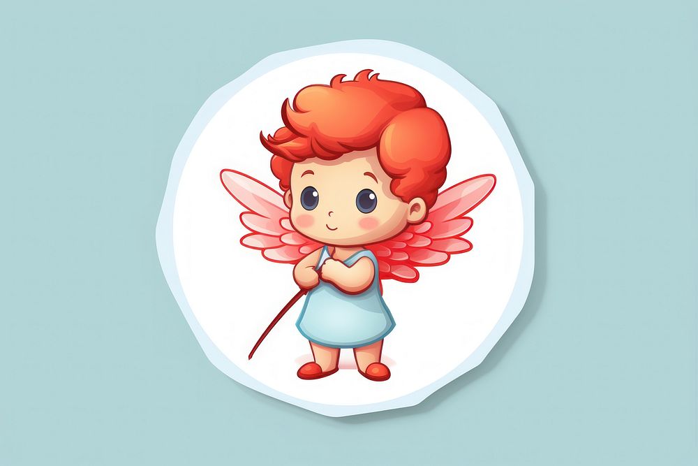 Cupid cute representation creativity. AI generated Image by rawpixel.