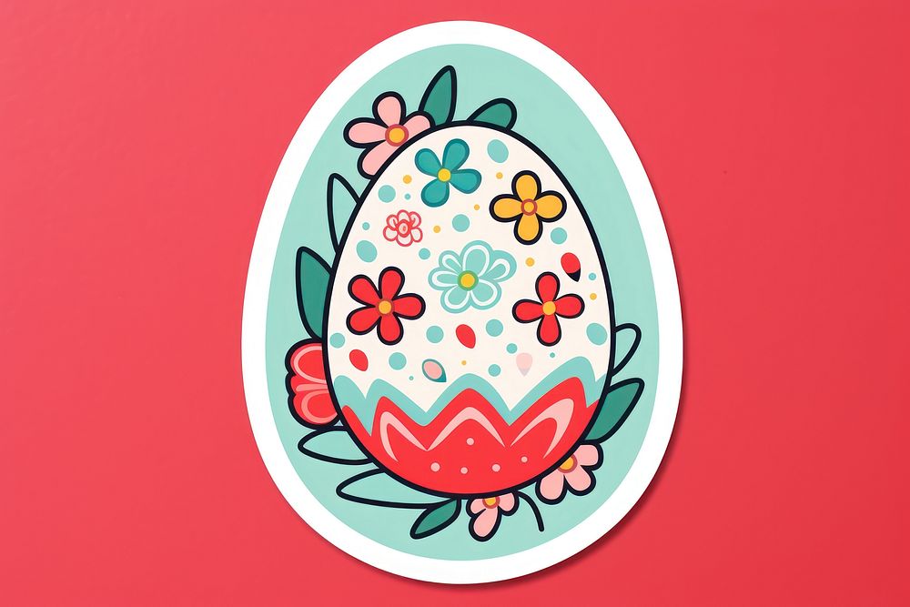 Easter egg representation celebration creativity. AI generated Image by rawpixel.
