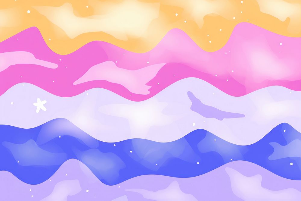 Lgbt pride flag abstract pattern art. AI generated Image by rawpixel.