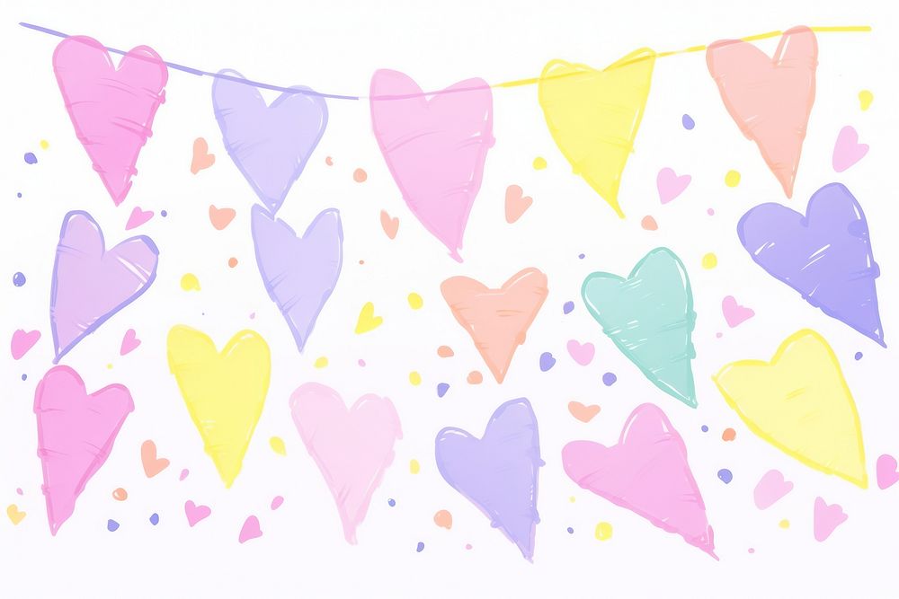 Rainbow flags confetti backgrounds celebration. AI generated Image by rawpixel.