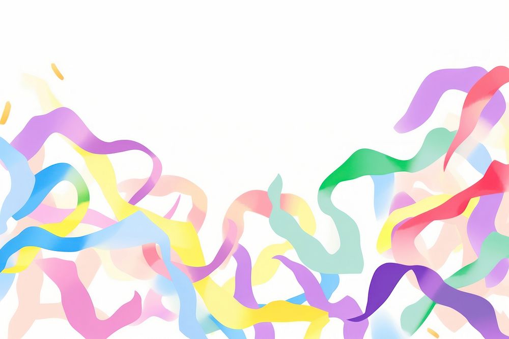 Rainbow ribbon abstract art backgrounds. AI generated Image by rawpixel.