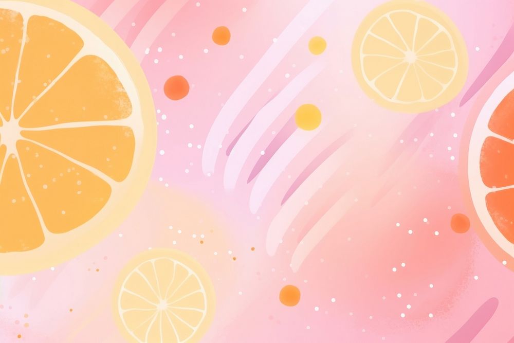 Abstract memphis lemon illustration backgrounds grapefruit pattern. AI generated Image by rawpixel.