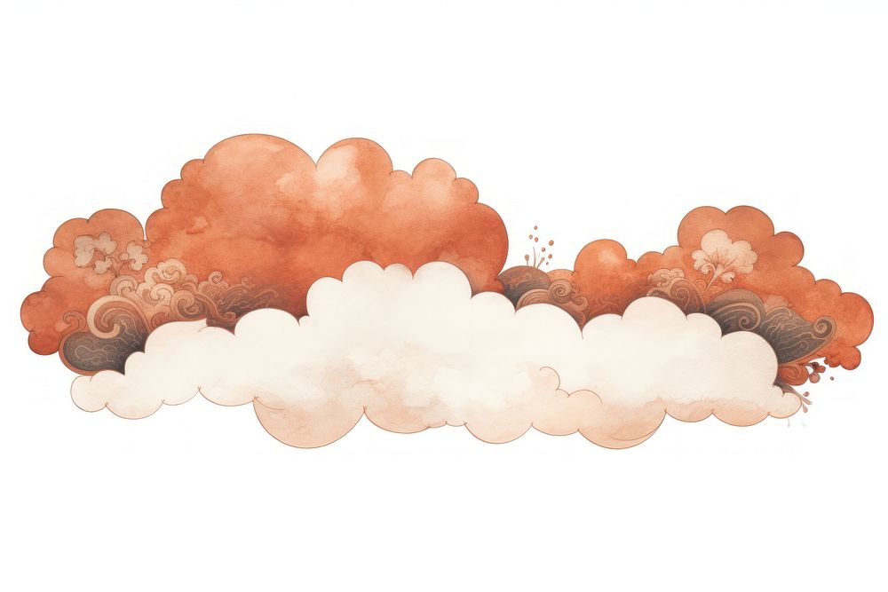 Japanese cloud backgrounds pattern creativity. AI generated Image by rawpixel.
