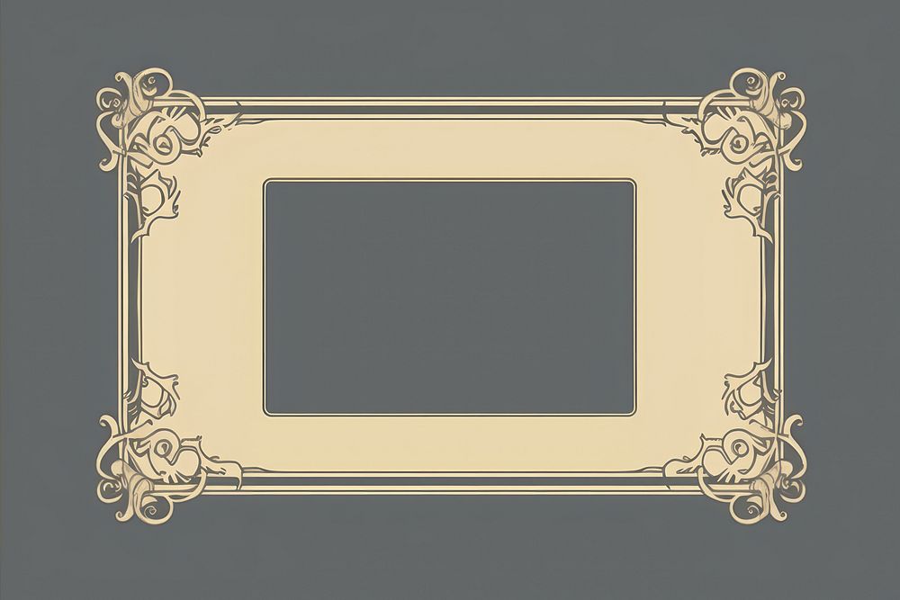 Decorative butterfly frame art rectangle nostalgia. AI generated Image by rawpixel.