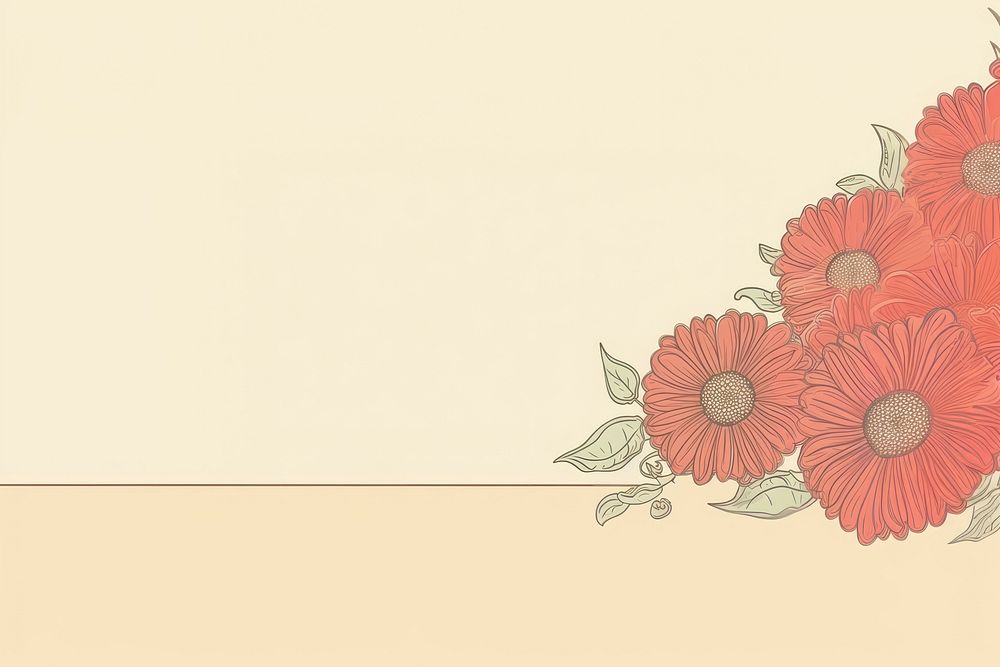 Gerbera flower backgrounds pattern petal. AI generated Image by rawpixel.