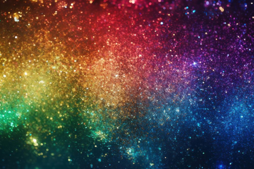 Rainbow glitter background backgrounds universe nebula. AI generated Image by rawpixel.