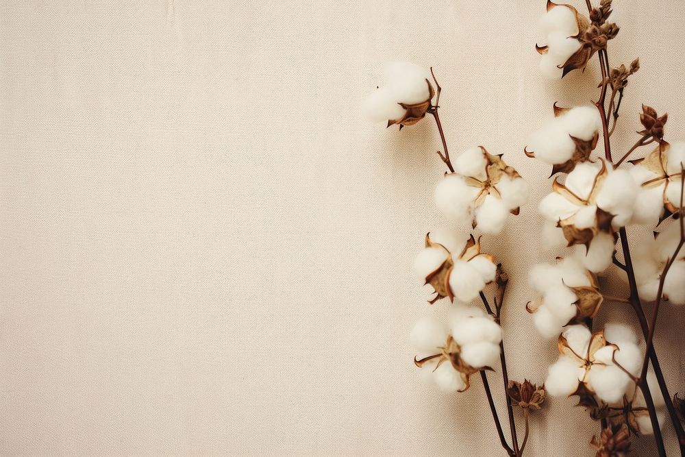 Aesthetic background backgrounds cotton fragility. AI generated Image by rawpixel.