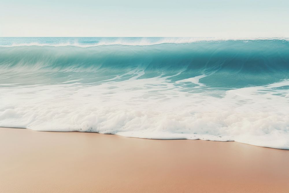 Aesthetic background sea outdoors horizon. AI generated Image by rawpixel.