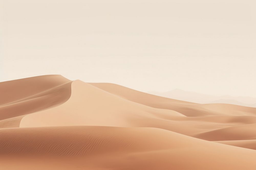 Aesthetic background desert dune sand. AI generated Image by rawpixel.