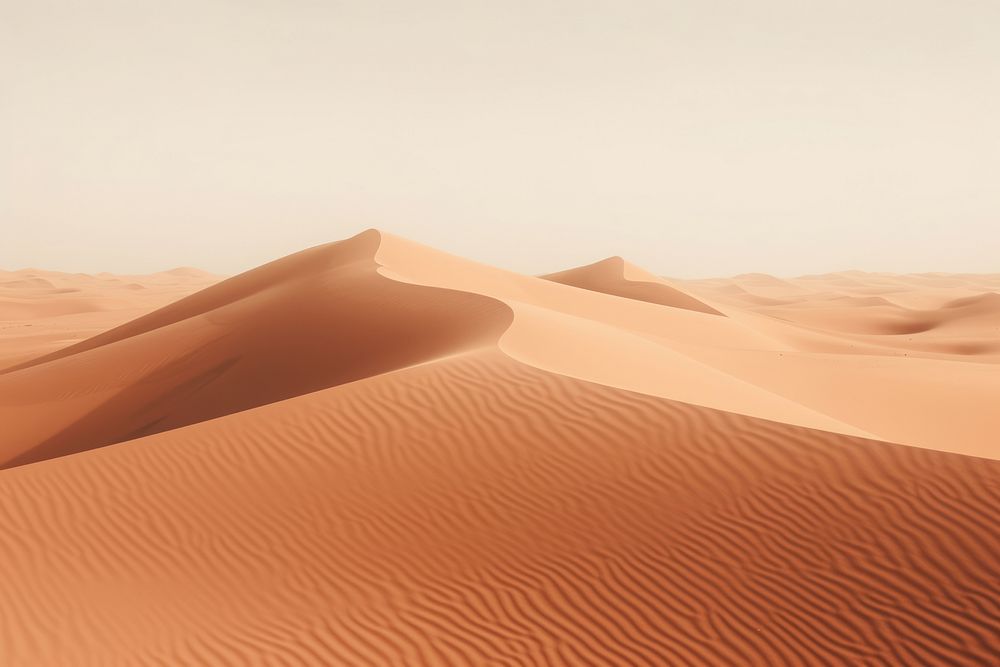 Aesthetic background desert sand dune. AI generated Image by rawpixel.