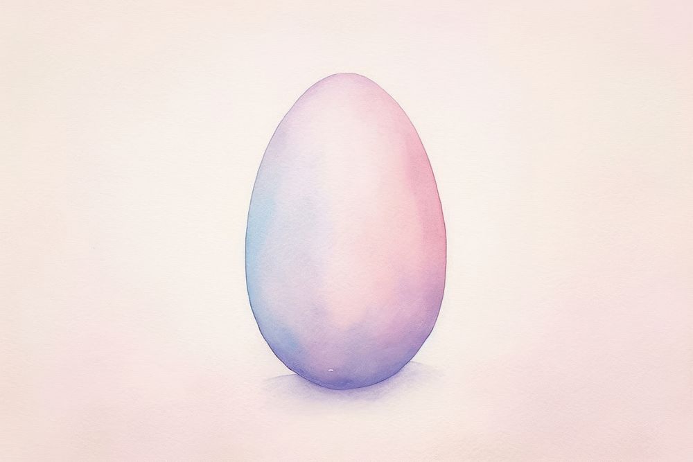 Aesthetic watercolor background egg creativity drawing. AI generated Image by rawpixel.