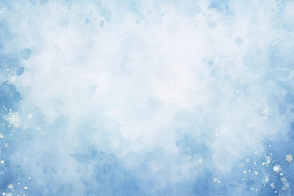 Aesthetic watercolor background snow backgrounds snowflake. AI generated Image by rawpixel.