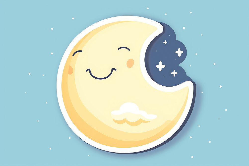 Moon astronomy night happiness. AI generated Image by rawpixel.