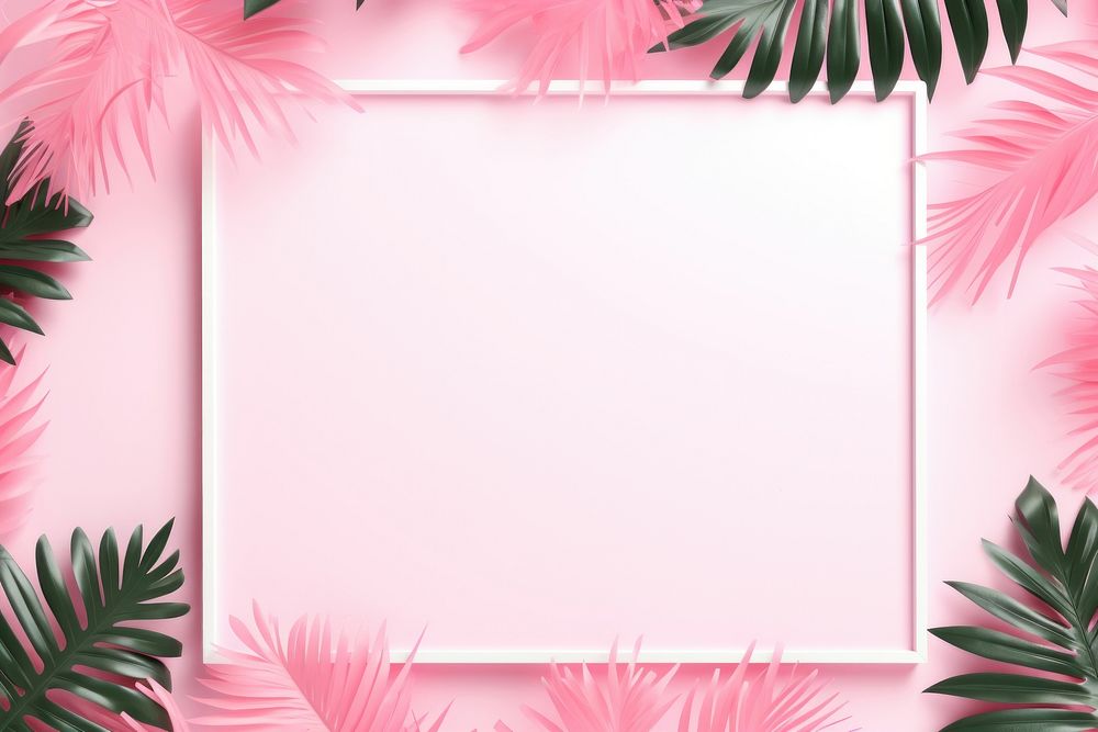Aesthetic background backgrounds leaf pink. AI generated Image by rawpixel.