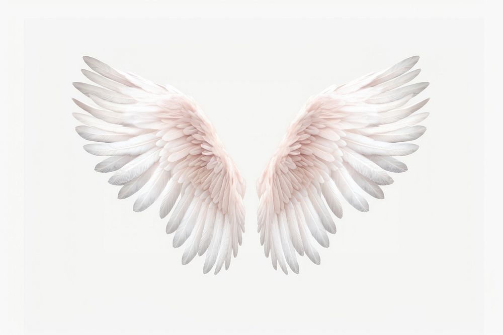 Angel wings angel white bird. AI generated Image by rawpixel.