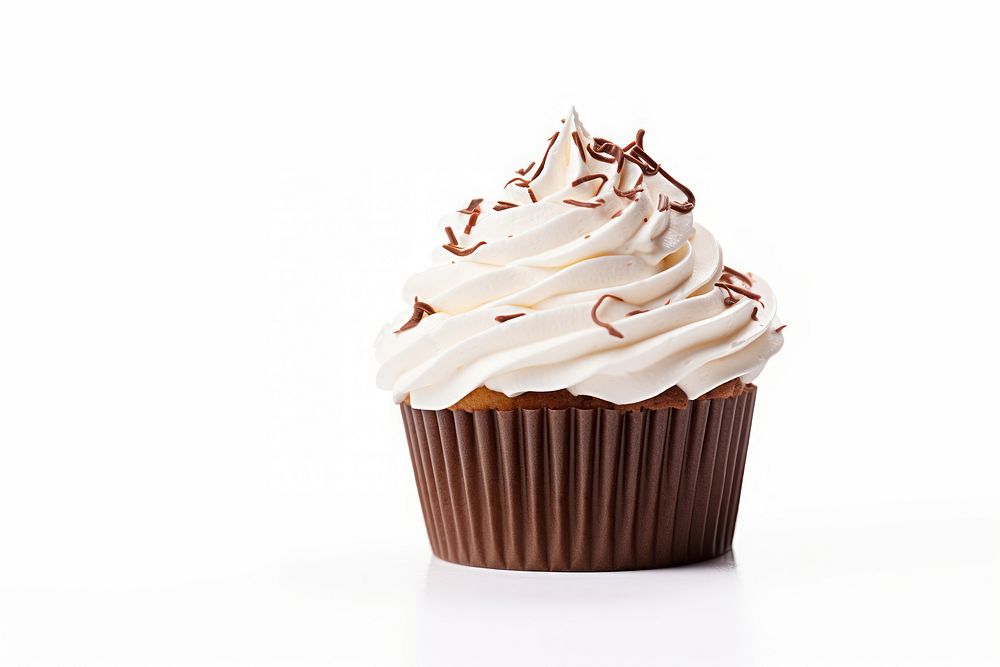 Cupcake cream chocolate dessert. AI generated Image by rawpixel.