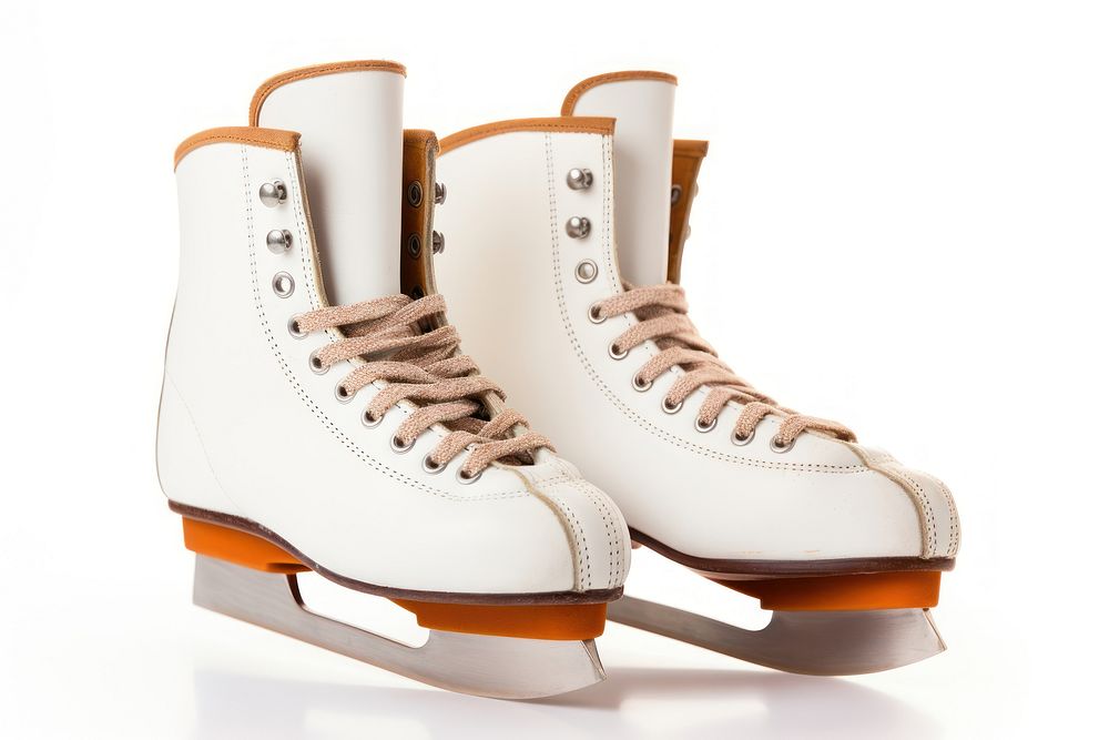 Figure skates footwear white shoe. AI generated Image by rawpixel.