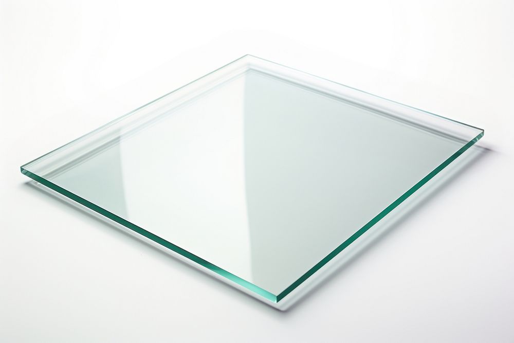 Glass plate white background transparent simplicity. AI generated Image by rawpixel.