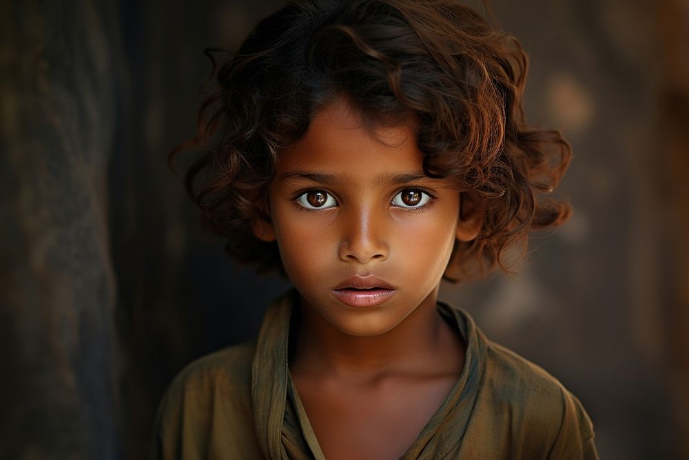 Indian young boy portrait photo skin. AI generated Image by rawpixel.