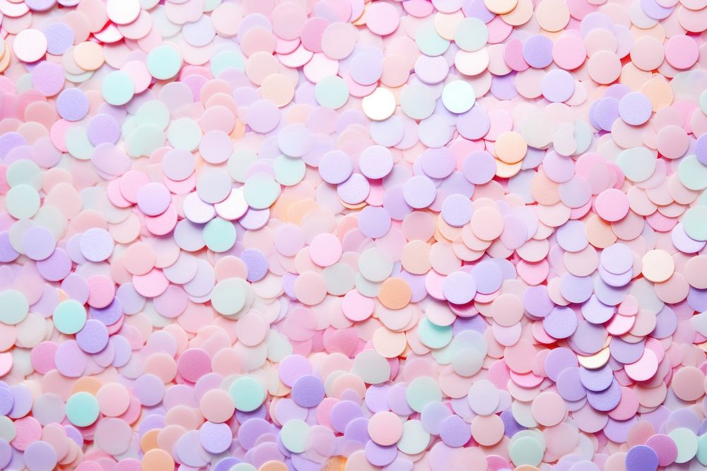 Pastel rainbow confetti background backgrounds abundance textured. AI generated Image by rawpixel.