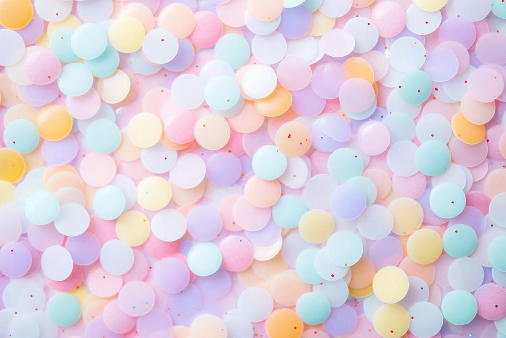Pastel rainbow confetti background backgrounds balloon celebration. AI generated Image by rawpixel.