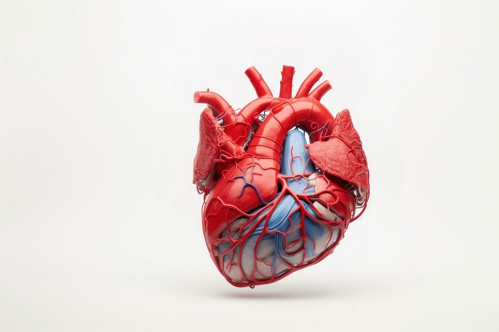 Heart Anatomy heart red dynamite. AI generated Image by rawpixel.