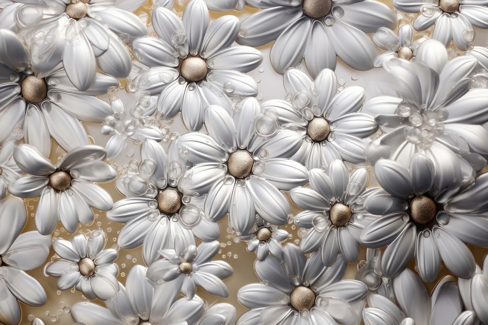 Daisy pattern backgrounds flower. AI generated Image by rawpixel.