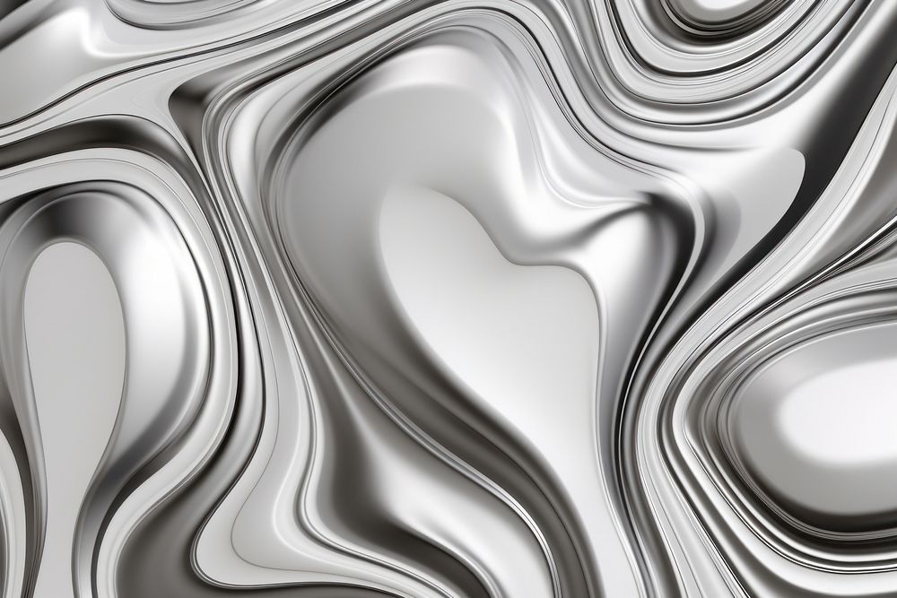 Heart pattern backgrounds silver. AI generated Image by rawpixel.