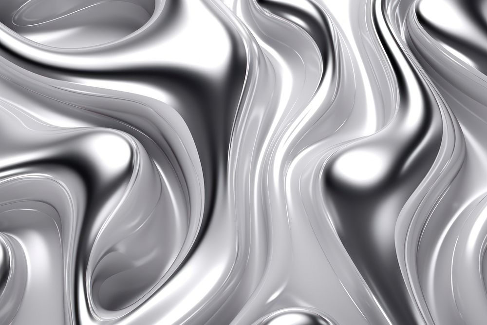 Heart backgrounds pattern silver. AI generated Image by rawpixel.